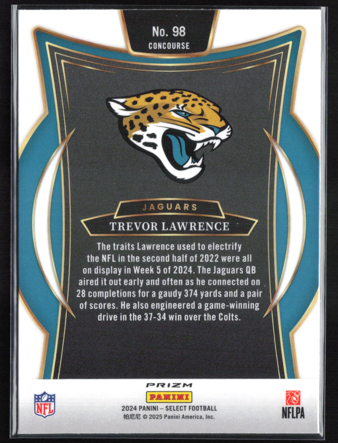 Trevor Lawrence RWB Shock
