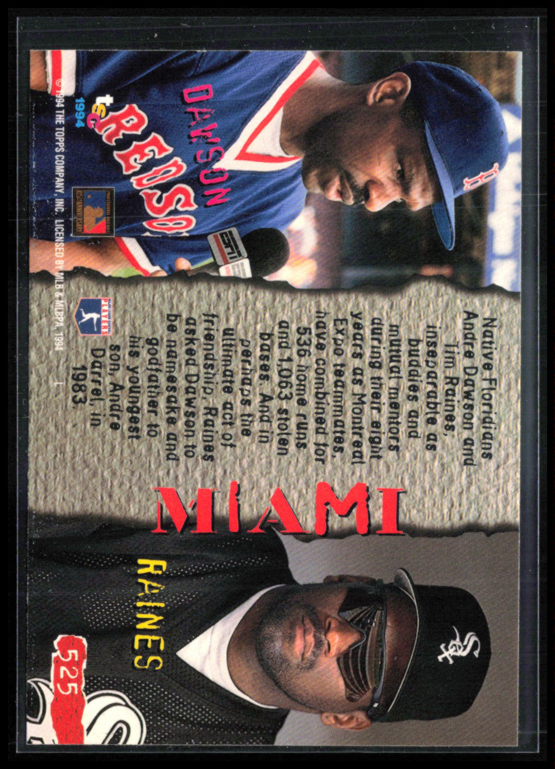 Andre Dawson/Tim Raines