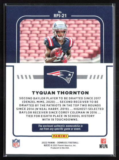 Tyquan Thornton RC Mem