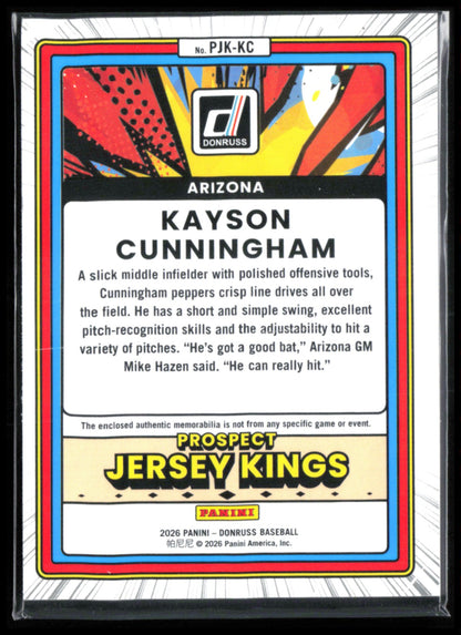 Kayson Cunningham Prospect Jersey Kings Mem