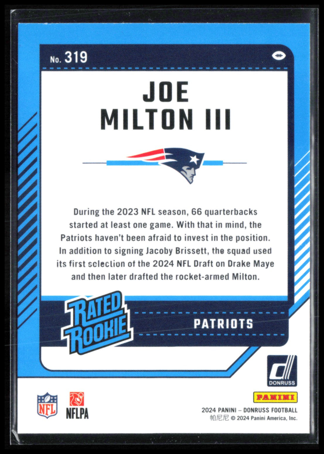 Joe Milton III RC