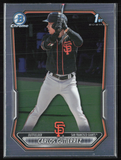 Carlos Gutirrez 1st Bowman Chrome