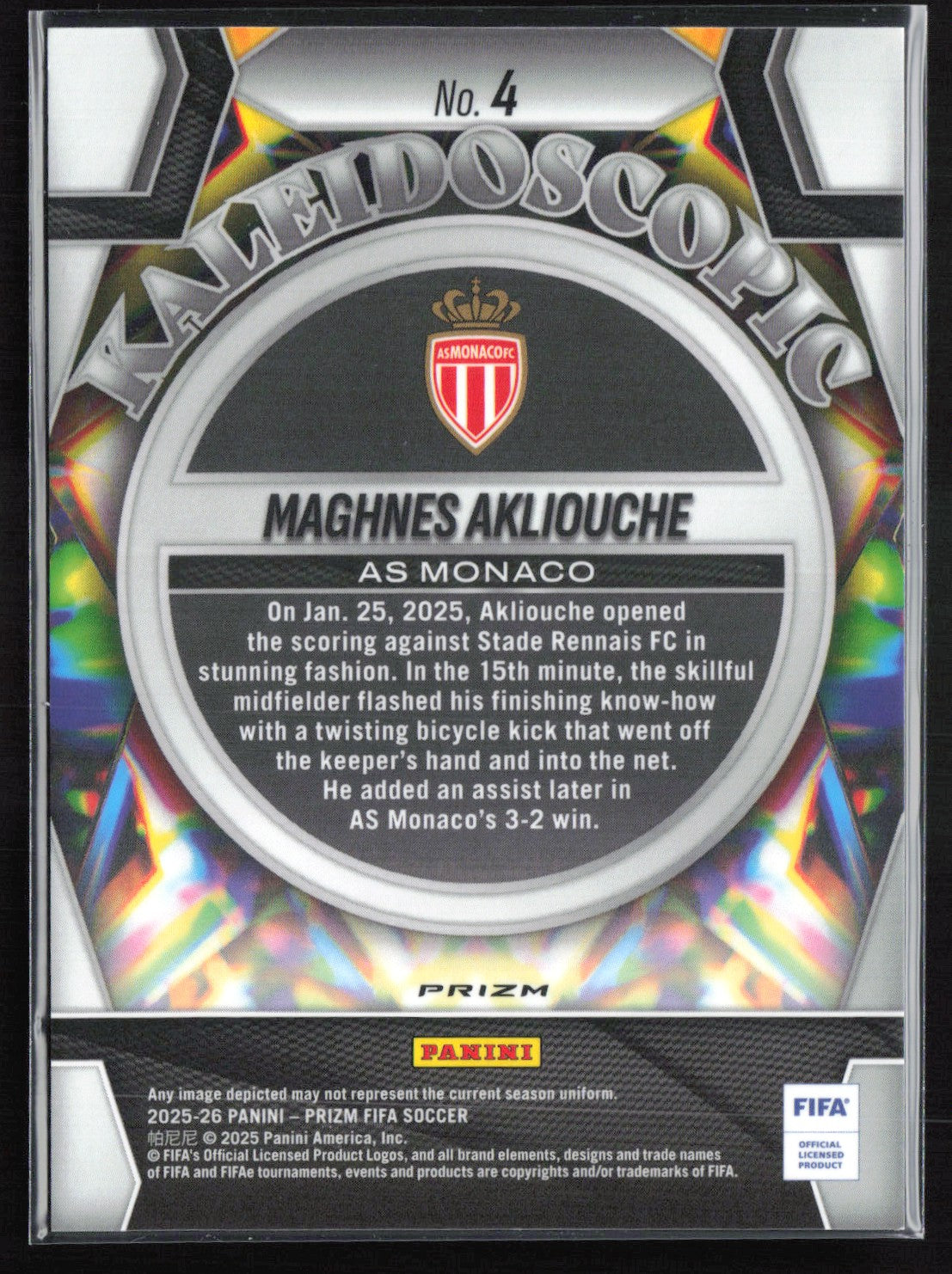 Maghnes Akliouche Kaleidoscopic Mosaic Prizm
