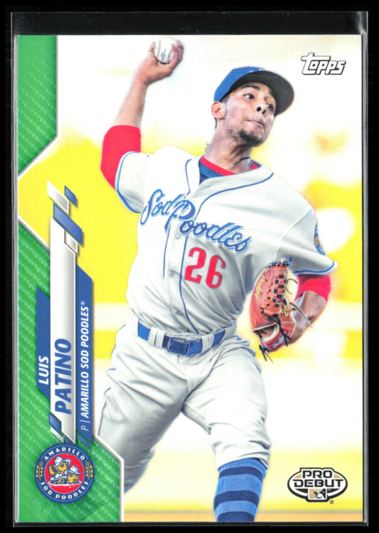 Luis Patino Green /99 Pro Debut
