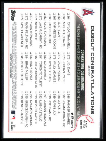 Dugout Congratulations