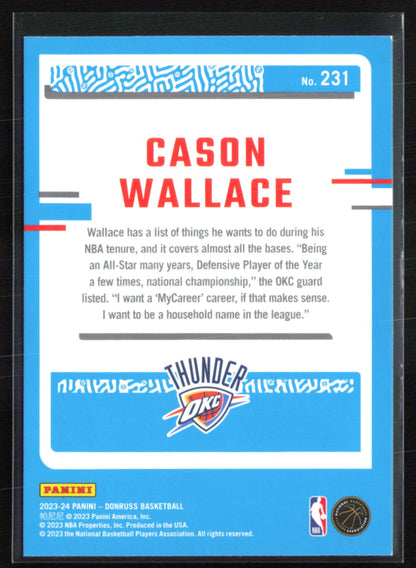 Cason Wallace RC