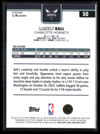 LaMelo Ball X-Fractor