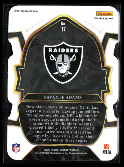 Davante Adams Silver Die-Cut