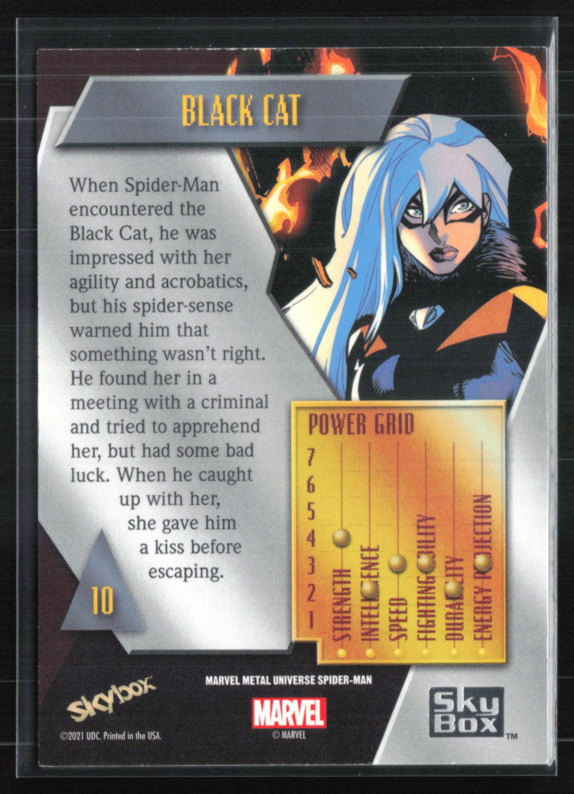 Black Cat 2021 Marvel Metal Universe