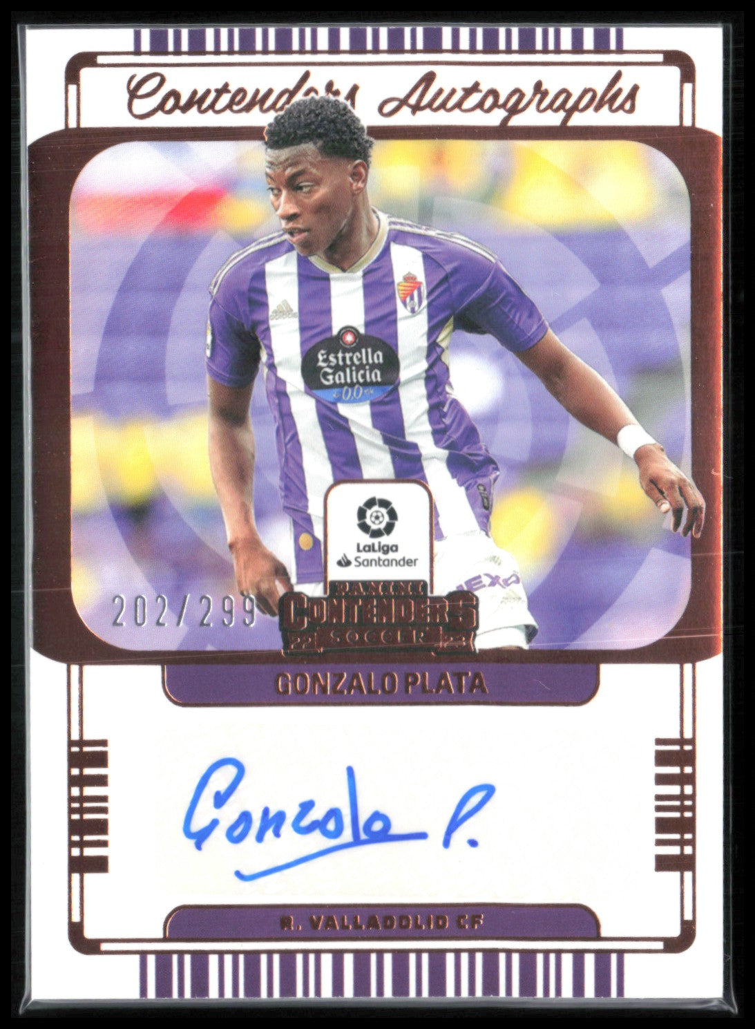 Gonzalo Plata Auto /299 Contenders Autographs