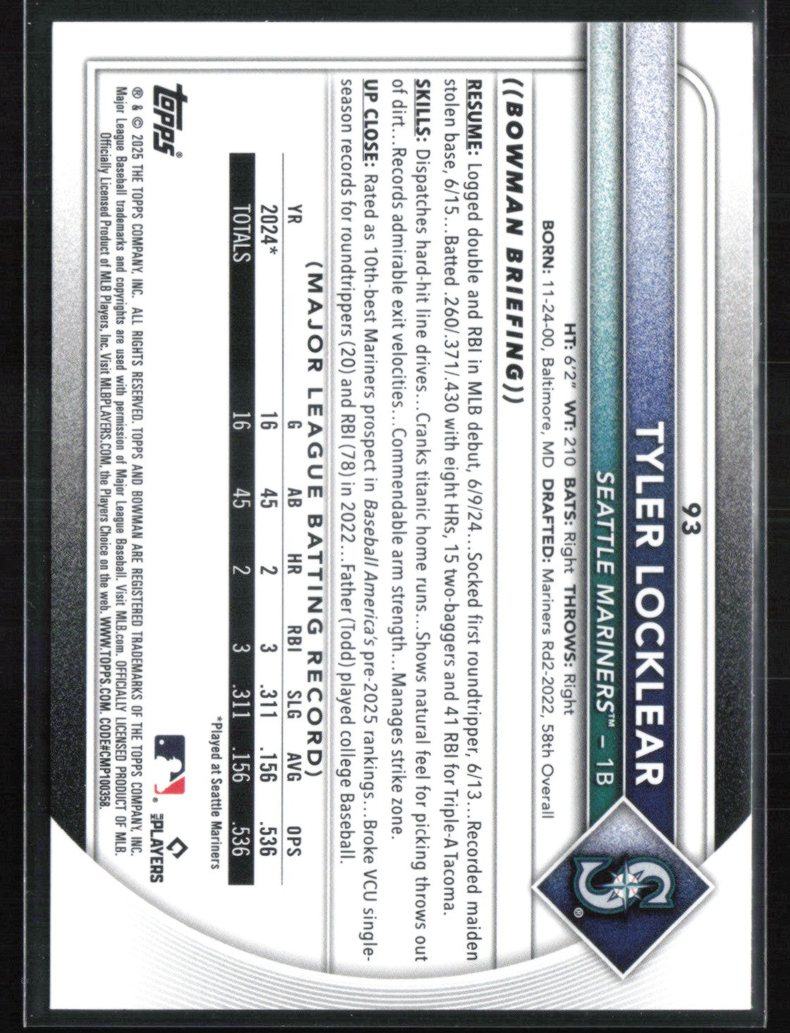 Tyler Locklear RC