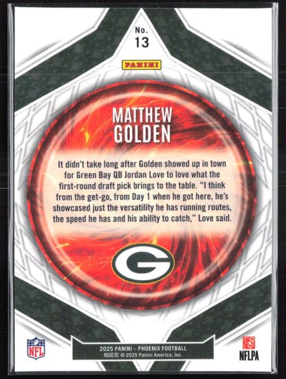 Matthew Golden RC Paragon Holo