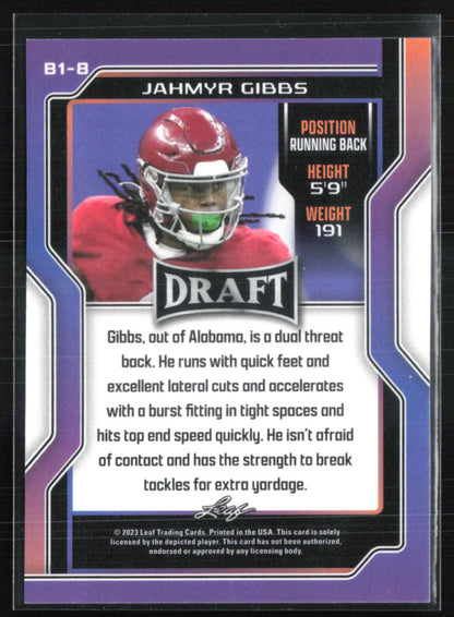 Jahmyr Gibbs RC Draft