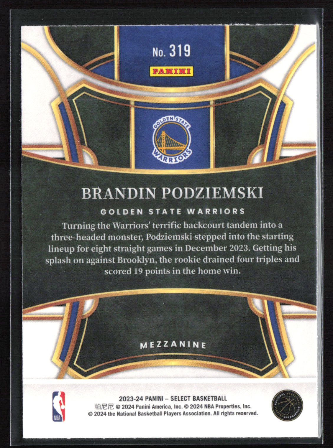 Brandin Podziemski RC