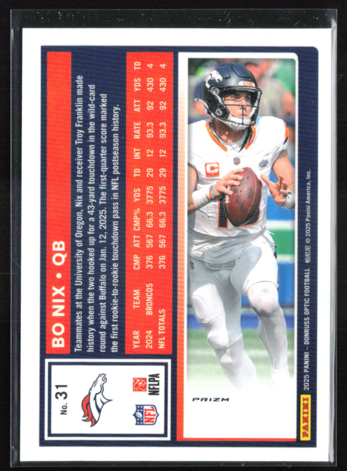 Bo Nix Holo
