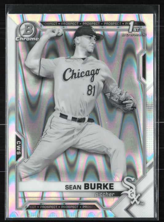 Sean Burke 1st Bowman B&W Raywave