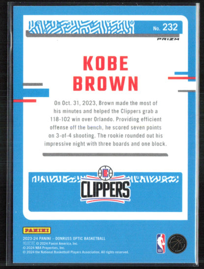 Kobe Brown RC Purple Holo