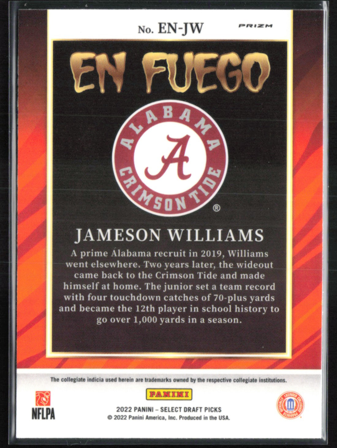 Jameson Williams En Fuego Silver
