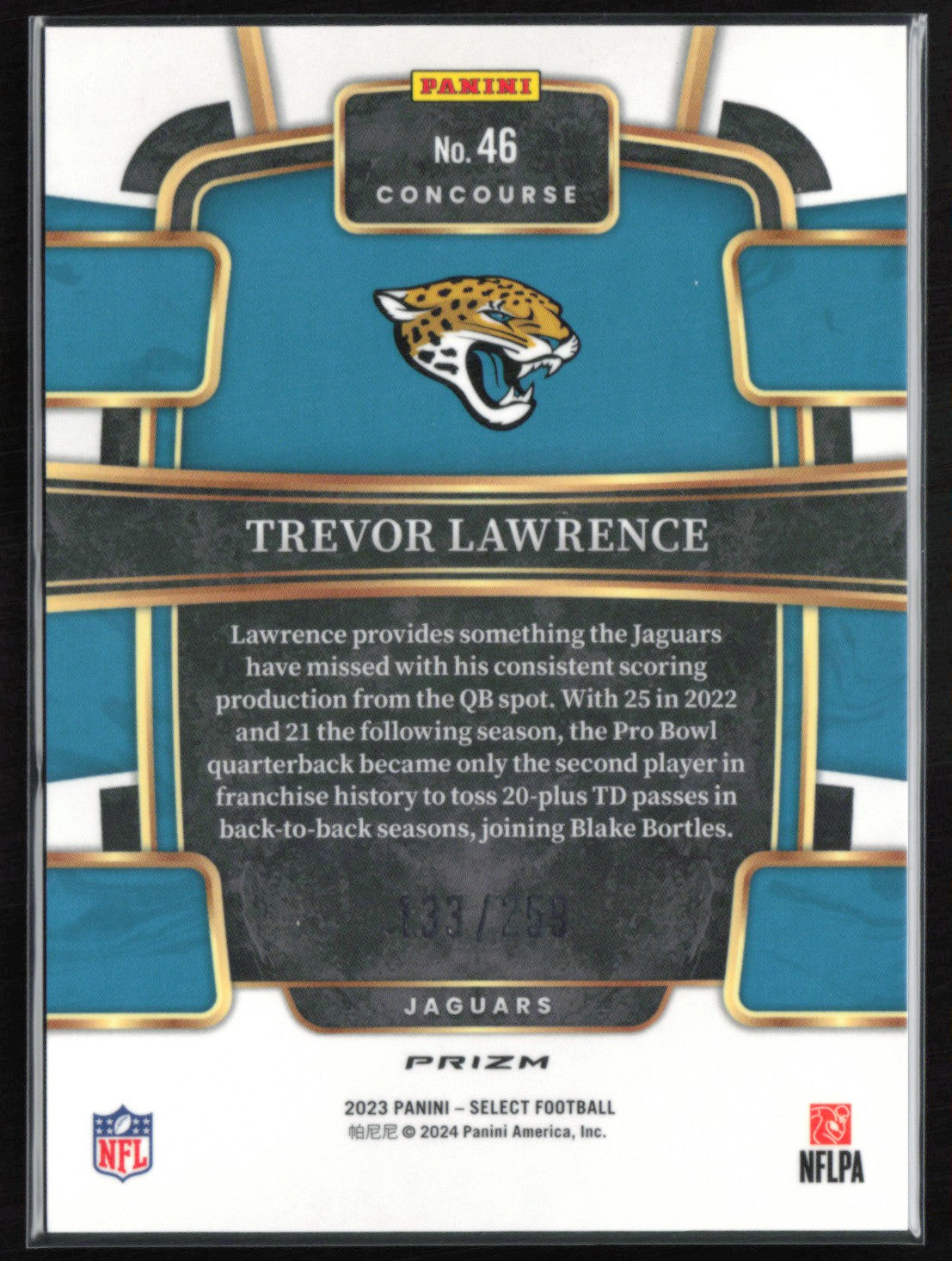 Trevor Lawrence RWB Wave /259