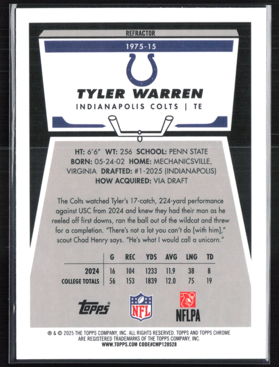 Tyler Warren RC Refractor