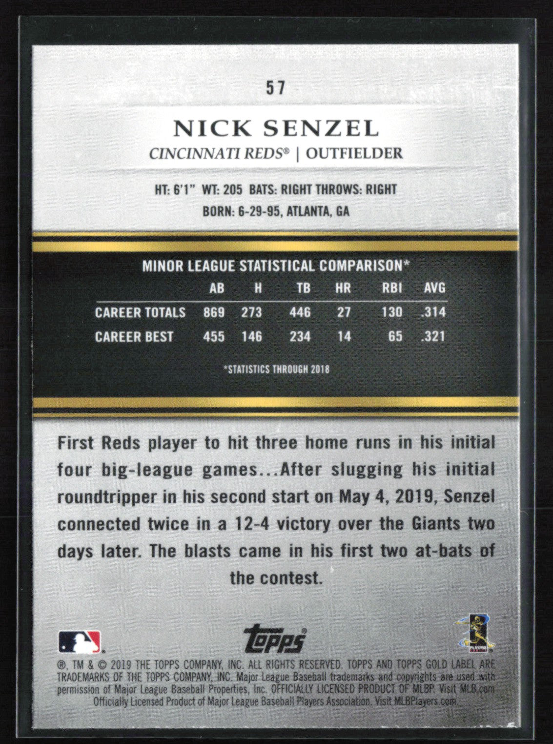 Nick Senzel RC