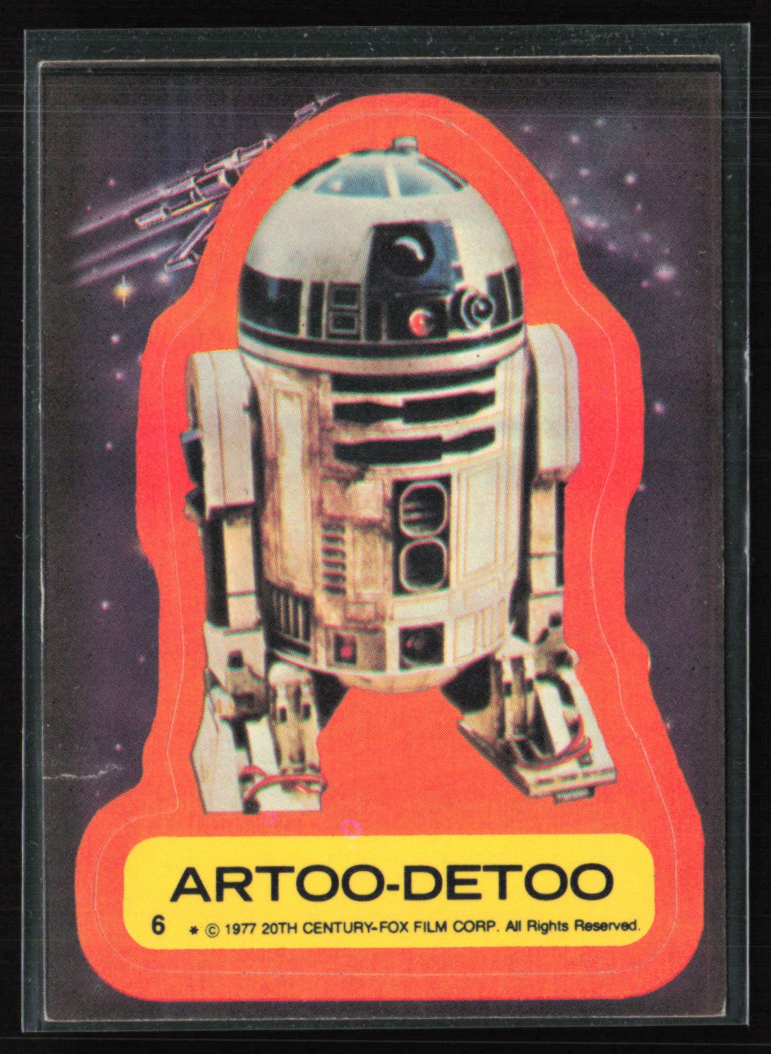 Artoo-Detoo Sticker 1977 Topps Star Wars