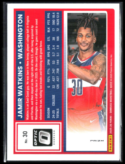 Jamir Watkins RC Blue Ice Prizm