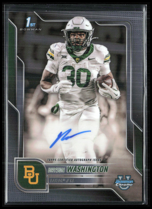 Bryson Washington 1st Bowman Auto