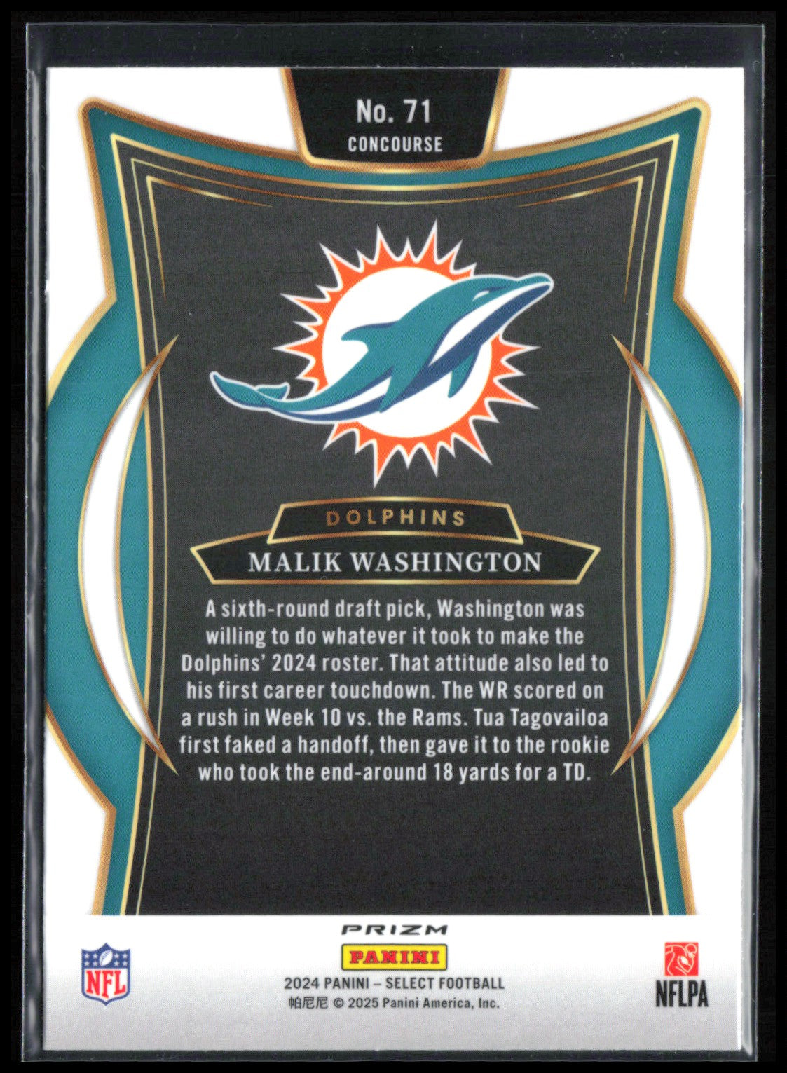 Malik Washington RC RWB Shock