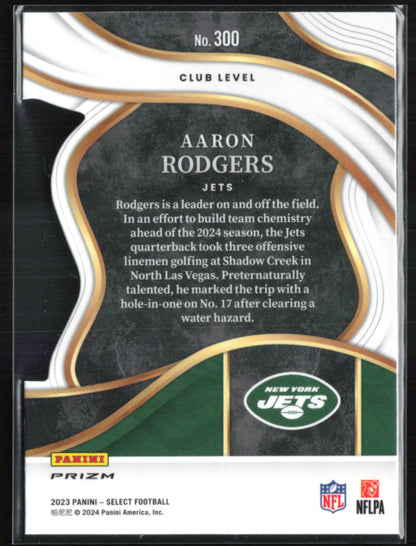 Aaron Rodgers Gold Black Die-Cut