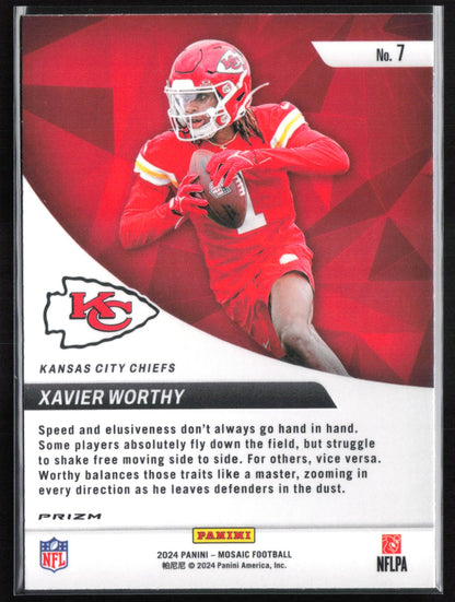 Xavier Worthy RC Green Mosaic Elevate