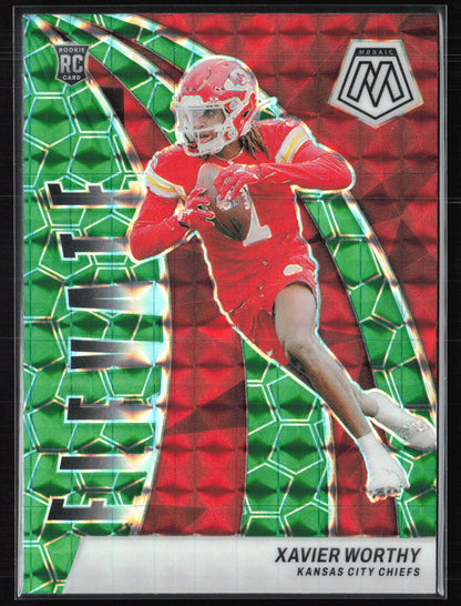 Xavier Worthy RC Green Mosaic Elevate