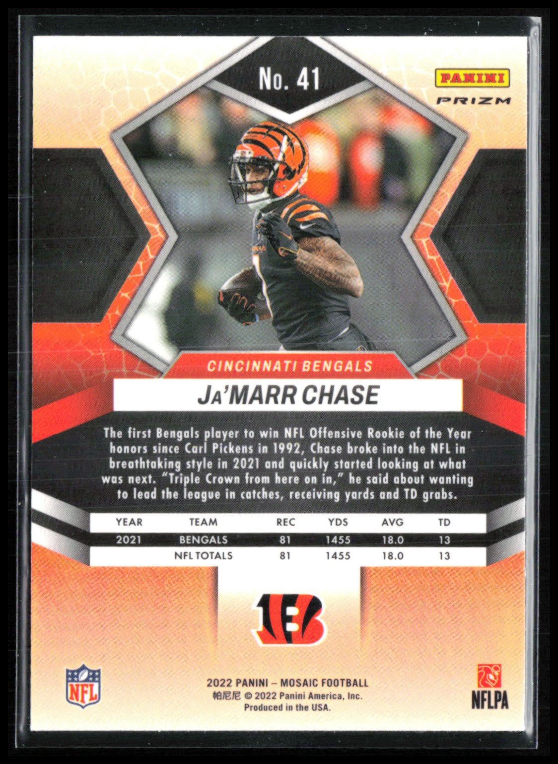 Ja'Marr Chase Mosaic Prizm