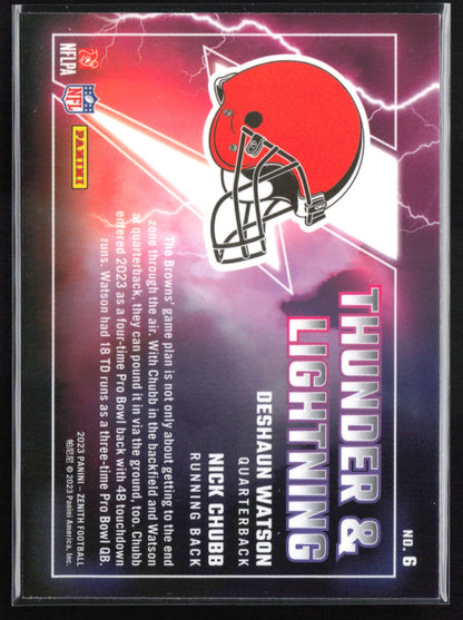 Deshaun Watson / Nick Chubb Mosaic Prizm