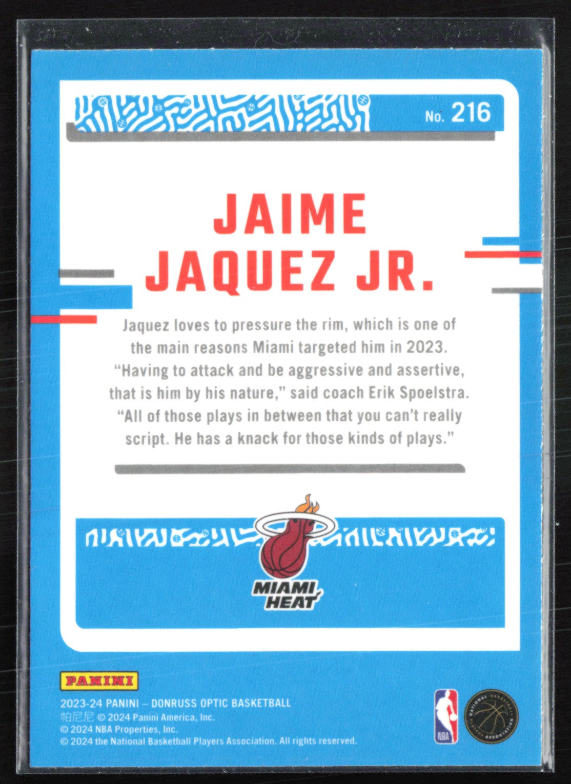 Jaime Jaquez Jr. RC