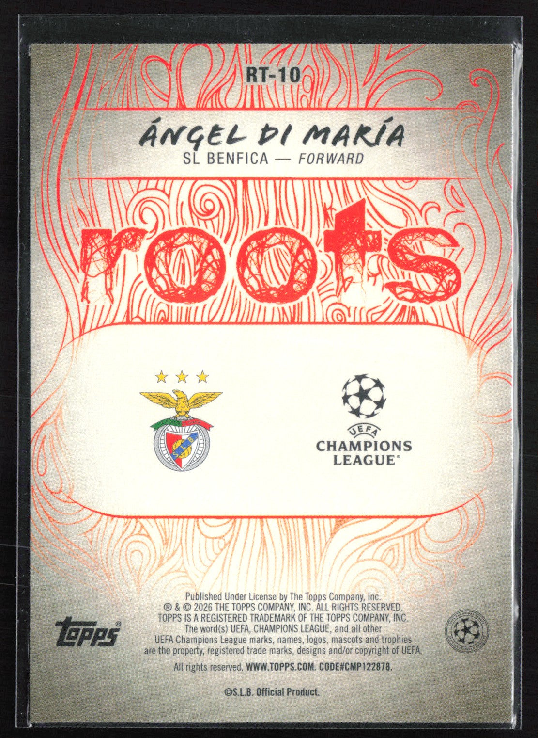 Angel Di Maria Roots 2026 Topps UEFA Champions League