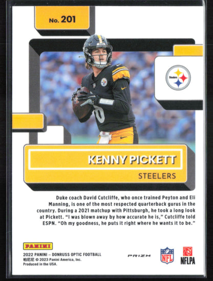 Kenny Pickett RC Purple Shock