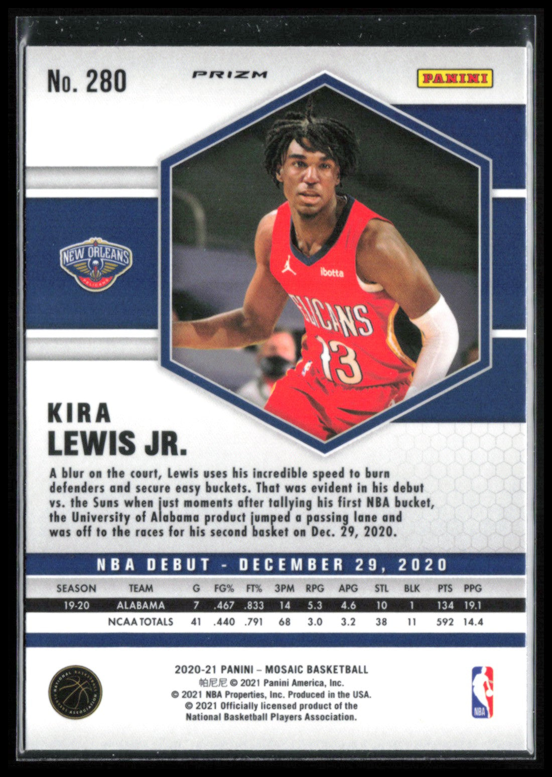 Kira Lewis Jr. RC Reactive Yellow