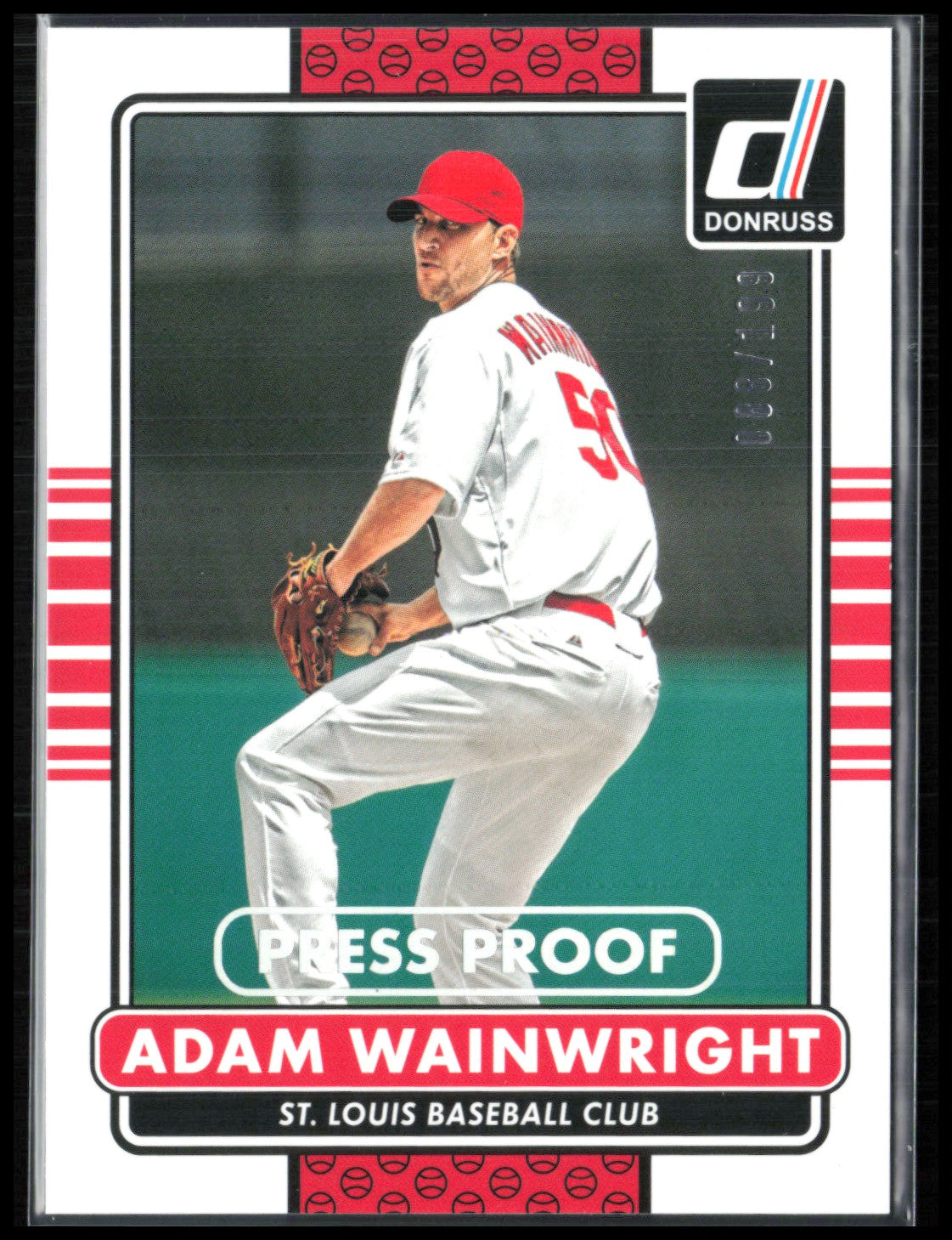 Adam Wainwright Press Proof /199