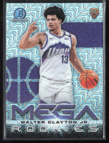 Walter Clayton Jr RC Mojo Mega Rookies
