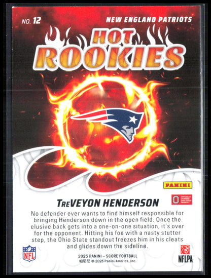 TreVeyon Henderson RC Hot Rookies