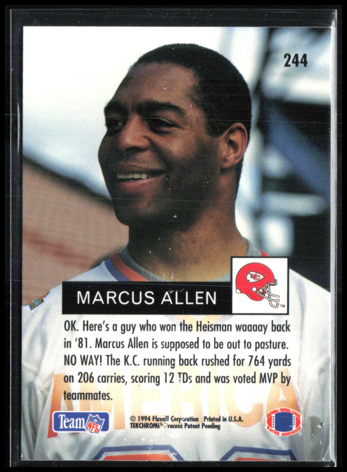 Marcus Allen Ground Attack 1994 Playoff