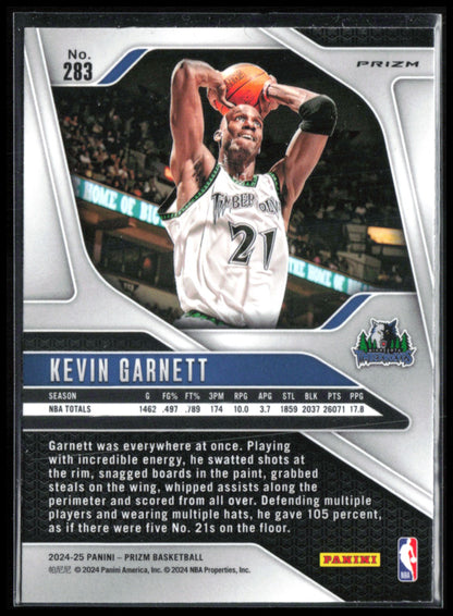 Kevin Garnett Silver Prizm