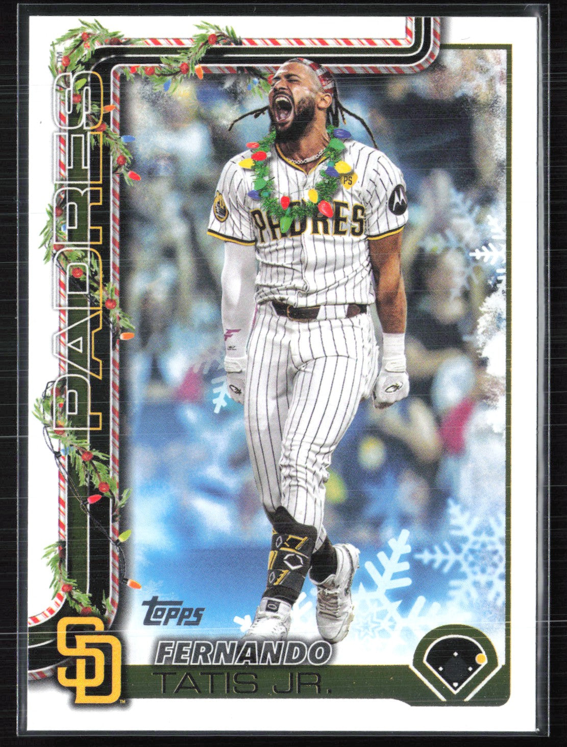 Fernando Tatis Jr. Christmas Wreath Image Variation