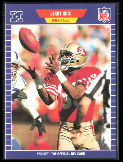 Jerry Rice 1989 Pro Set