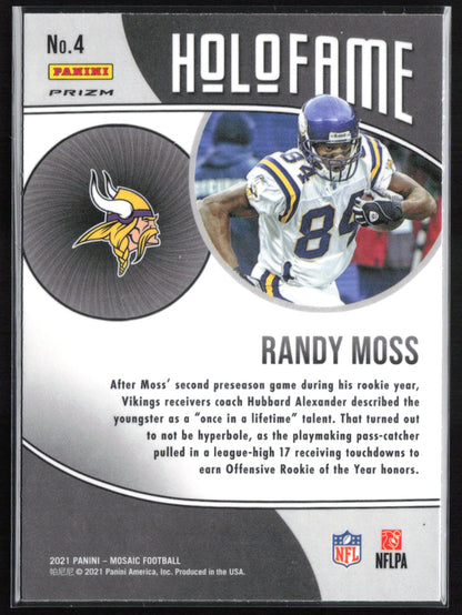 Randy Moss Green Mosaic