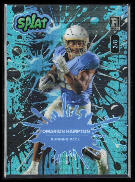 Omarion Hampton RC /8 Splat 2025 Wild Card