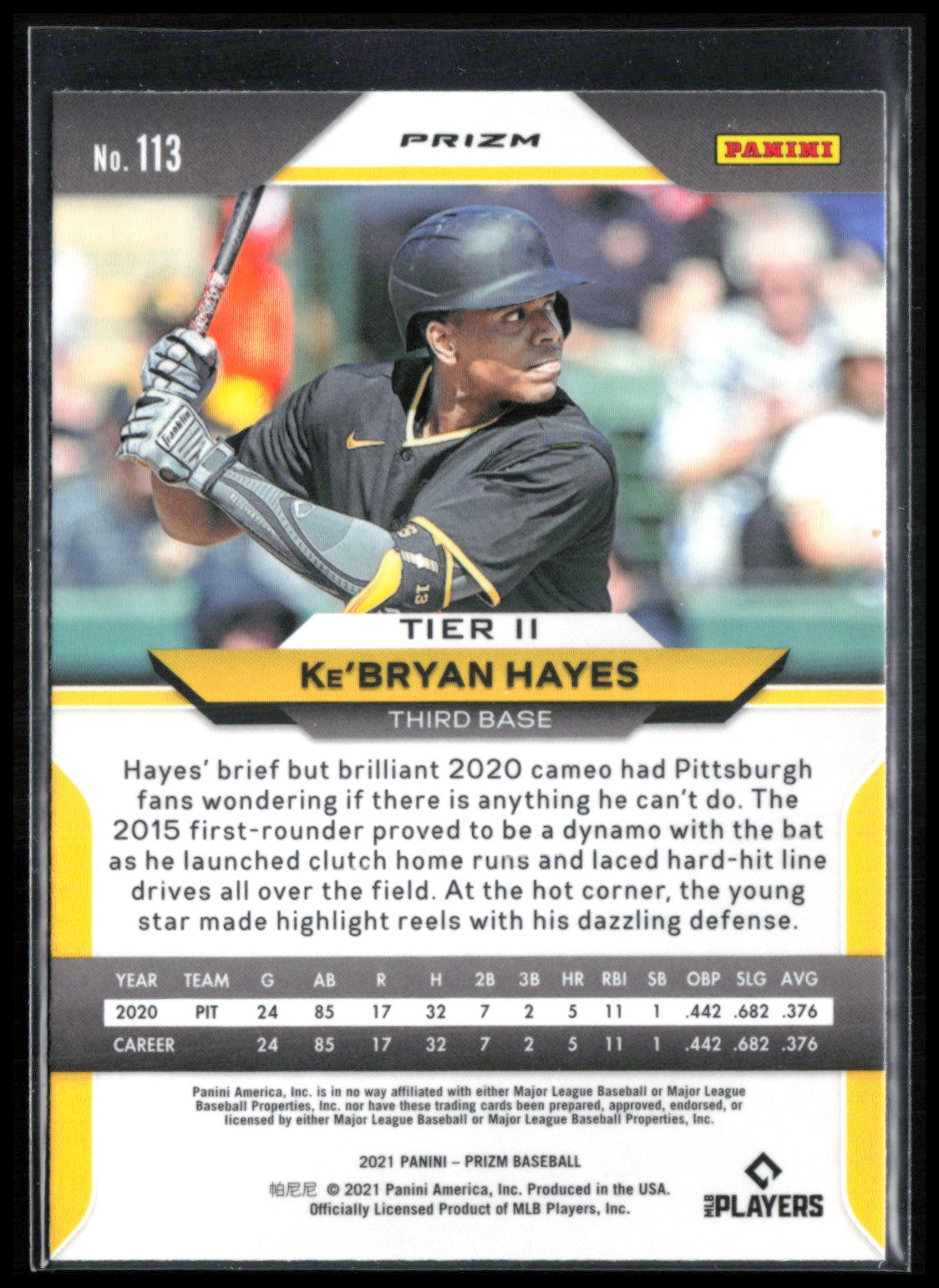 Ke'Bryan Hayes RC White Wave