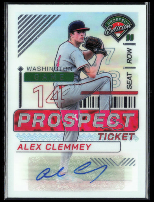 Alex Clemmey Auto Prospect Ticket