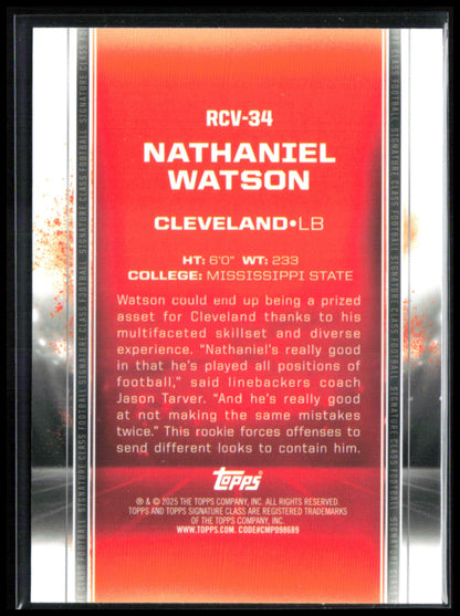 Nathaniel Watson RC /250